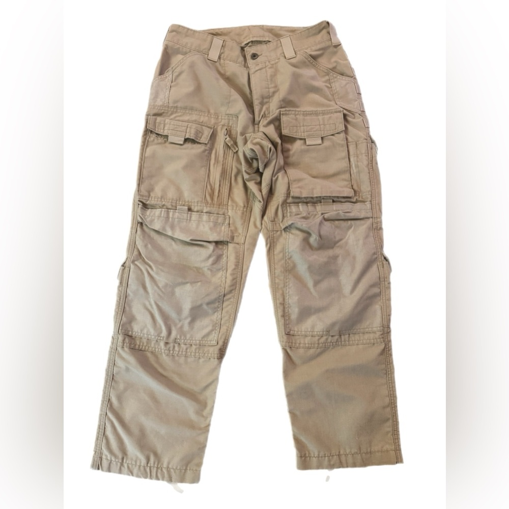 Kitanica Raider Pants 36x30 USA Made Utility Cargo Ripstop Khaki